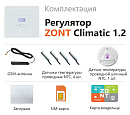 ZONT Climatic 1.2 Погодозависимый автоматический GSM / Wi-Fi регулятор (1 ГВС + 2 прямых/смесительных) с доставкой в Уссурийск